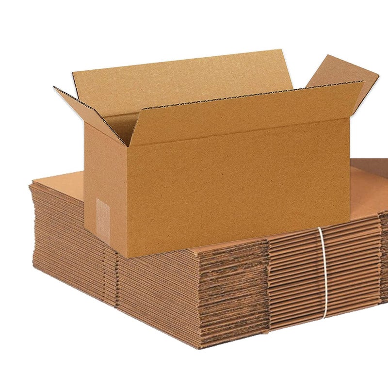 BOX USA Shipping Boxes 14"L x 6"W x 6"H 25-Pack Long Corrugated Boxes for Moving, Shipping, Mailing, Packing, Packaging and Storage - Image 1